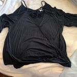 Venus  Black Cold Shoulder Top Photo 2