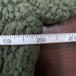 PINK - Victoria's Secret PINK Victoria’s Secret Dark Olive Green Sherpa 1/4 Zip Pullover Size X-Small Photo 4