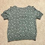 Olive Green Ruffled Top, Youth XL/Womens PXS Photo 3