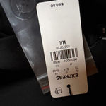 EXPRESS NEW $168  Oversized Boyfriend Blazer Women's Medium/Large Black Office Photo 15