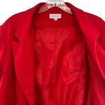 Molly & Isadora Women's Plus Size Red Blazer Jacket Photo 4