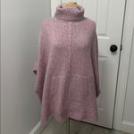 J.Crew  Relaxed Turtleneck Poncho Heathered Wysteria Photo 2