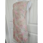 FRNCH Paris Shift Dress Size S Orange Pink Purple Tweed Cotton Lined Cutout Back Photo 2