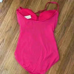 Kate Spade one piece, pink, halter swim suit; size M (S79202) Pink Size M Photo 3