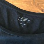 Loft  Womens Top Size Small‎ Black Sequined Striped Short Sleeve Ann Taylor NEW Photo 3