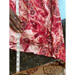 Dress U floral Print Maxi Skirt Asymmetrical Hem Fairy Ruffle Elastic Waist 16 Pink Photo 5