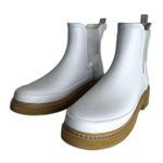 Hunter Boots Womens SZ 9 White Chelsea Rain Waterproof Gum Sole refined stitch Photo 0