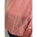 J.Crew Button Up Shirt size S Women Roll Tab Convertible Sleeves Red Coral NEW Photo 4