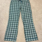 NFL  Philadelphia Eagles Plaid Tie Waist Cotton Pajama Lounge Pants Size M Photo 0