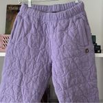 Teddy Fresh  Purple Cozy Quilted Teddy Bear Embroidered Sweatpants Photo 5