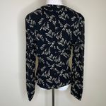 Dana Buchman  Black Cream Patterned Blazer Evening Jacket Sz 10 Photo 1