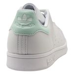 Adidas White & Mint Green Stan Smith Shoes Photo 1