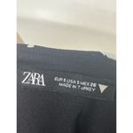 ZARA Cold Shoulder Zebra Print Crop Top Size Small Animal Print Y2K Trendy Photo 2