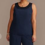 Oleg Cassini  Tank and Kimono Set Navy size‎ 16w Photo 2