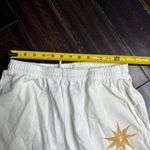 Los Angeles Apparel Elastic drawstring waist shorts cotton hand-painted casual Photo 3