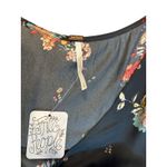 Free People NWT Midnight Dress Shift Silky Short Mini Floral Dress Women's Small Photo 9