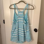 Free People Movement Hot Shot Mini Dress Blue and White Striped Photo 3