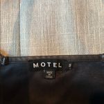 Motel Rocks Motel Brown Faux Leather Corset Top Size Small Photo 3