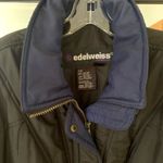 Edelweiss Black Winter Ski Coat Size L Photo 2