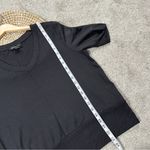 Athleta  Women’s Step Forward Sweatshirt Tee V-Neck Shortsleeve in Black M Photo 9