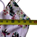 EXPRESS  Purple Floral Lined Strappy Back Romper Women's Size 2 | 55-12-2 Photo 5