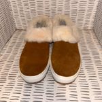 Blondo NEW  Suri Waterproof Suede Shearling Lined Clog Slippers Brown Women's 9 Photo 2