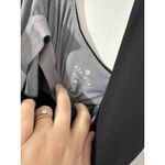 Athleta  Black & Gray Strappy Bank Tank Top w/ Built-In Bra Women's Medium Sporty Photo 4