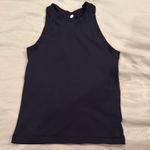 Athleta  Signature Black Ribbed Tank Photo 0
