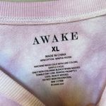 Awake “Good vibes only” tie dye boho crewneck sweatshirt Photo 2