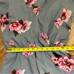 Umgee  | Floral Ruffle Short Sleeve Romper Size S Photo 10