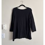 Habitat Clothes to Live In Medium Tunic Top Button Accent Cotton Coastal Boho Photo 5