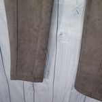 Andrew Marc  Brown Faux Suede Pull On Pants Photo 5
