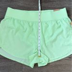 ASICS  Woven Run Short With Curve Yoke‎  - Size XL - Patterned Neon Green - NWT Photo 6