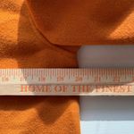 Carole Little Orange Wool Collarless Button Front Blazer Jacket Women's M Size M Photo 11