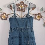 Juicy Couture Sweetheart Neckline Medium Wash Denim Mini Dress Size Medium Photo 5