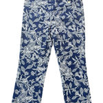 Rafaella NWT Floral Capri Dress Legging Pants Size 8 Boho Coastal Grandmother Photo 0