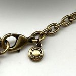 J. Crew Stunning Statement Rhinestone Necklace crystals gold tone jade onyx styl Photo 5