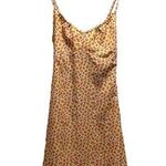 EXPRESS  Ditsy Floral Slip Dress Yellow Size 3/4 90’s Vintage Fairy Grunge Retro Photo 0