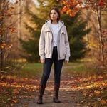 St. John  Lamb Leather Jacket Size 16 Photo 1