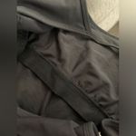 Old Navy  Power Soft‎ Dress Racer Back Sleeveless Built In Bra Black Workout L Photo 3