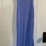 SKIMS  NWOT COTTON RIBBED SLIP DRESS Tanzanite purple SMALL Photo 0