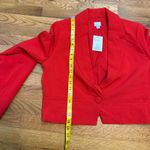A New Day Women Medium Red Long Sleeve Cropped Blazer Corporatecore Office Siren Photo 5
