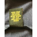 Serena Williams Cardigan Womens Medium Navy Blue Ruffle Hem Open Front Drape Photo 7