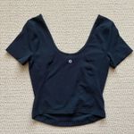 Lululemon  Cropped Align Black Short Sleeve Photo 2