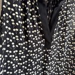 Loft Black White Cherry Print V-Neck Sleeveless Tank Blouse Womens S Careerwear Photo 1