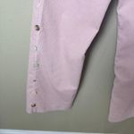 Anthropologie  Elevenses Pink Corduroy Button Detail Wide Leg Trousers Pants Sz 8 Photo 8