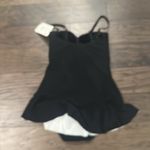 NWT Profile by Gottex Bandeau Strapless Swimdress Sz 10 Black Photo 6