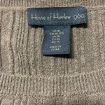 House of Harlow 1960 Brown Ribbed Cropped Long Sleeve Sweater Size XL Soft Photo 5