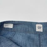 Gap Size 4 Wide Leg High Rise Chambray Pants Cotton Lightweight Beach Casual Photo 5