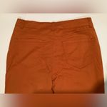 Nanette Lepore  Women's Cotton Burnt Orange Straight Leg Pants Photo 4